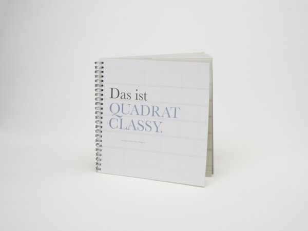 Krautin Papiermuster Buch Quadrat Classy