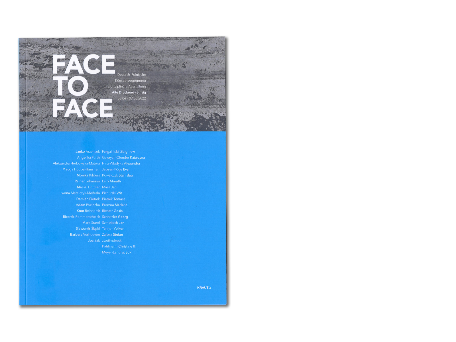 Face to Face Ausstellungskatalog Cover Krautin