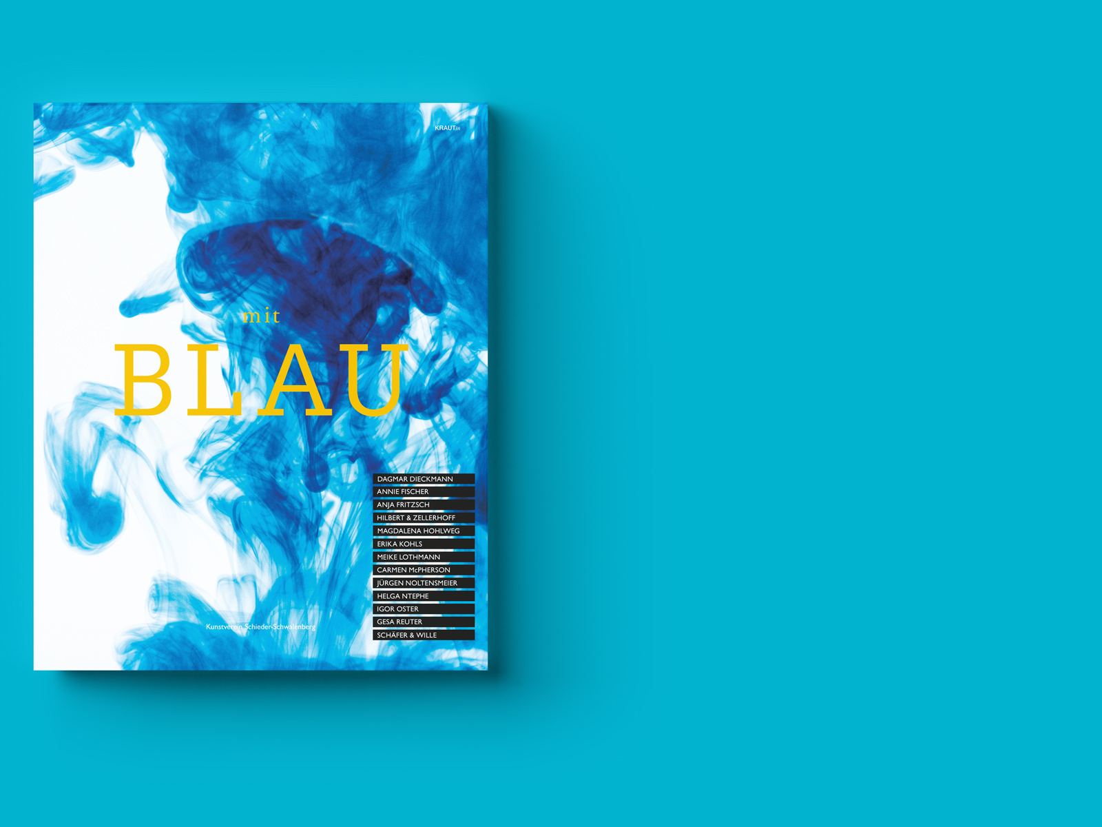 Mit-Blau-Zeitschrift-Ausstellungs-Magazin-Krautin-Verlag (Buchtypen für Kunstpublikationen)