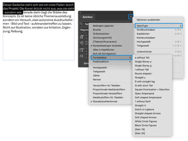 OpenType StyleSets InDesign einrichten | KRAUTin Verlag OpenType StyleSets InDesign einrichten | KRAUTin Verlag